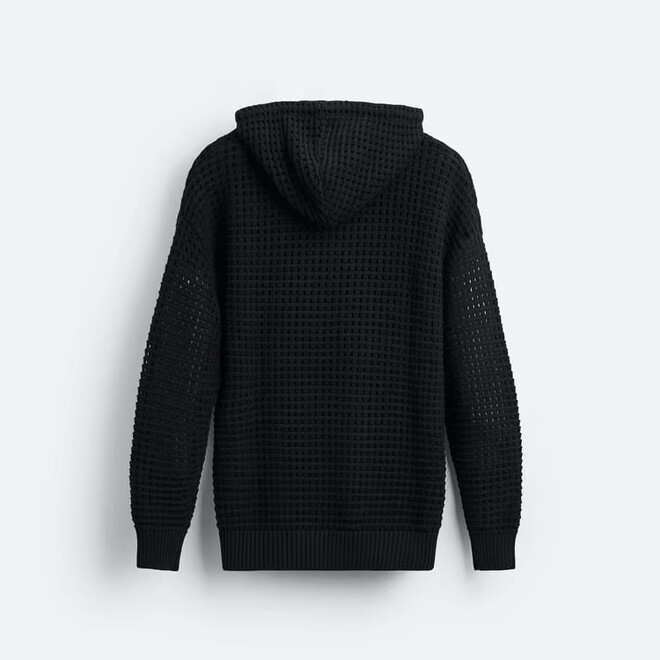 Knitted Pullover Long Sleeve Crochet Mens Hoodies