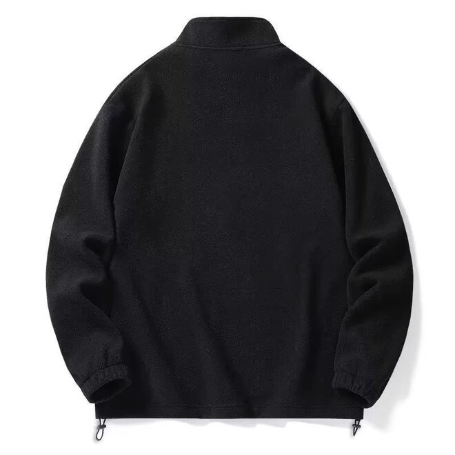 Wholesale 3 Pcs of Mens High Neck Half Zipper Hoodies