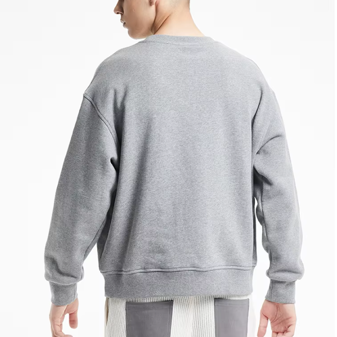 Drop Shoulder Crew Neck Oversize Mens Sweatshirt