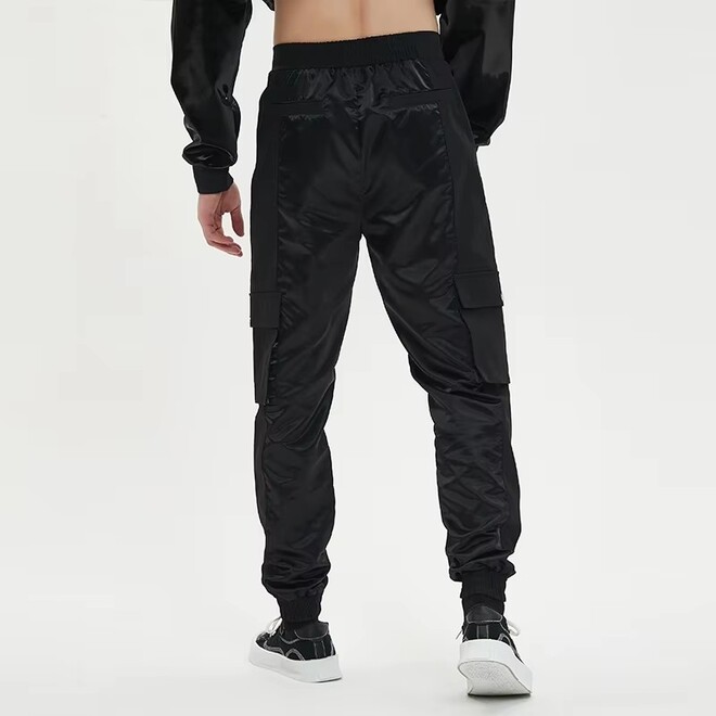 Multi Pocket Mid Waist Mens Cargo Pants