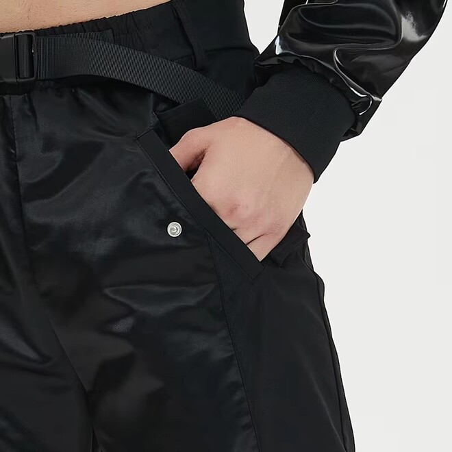 Multi Pocket Mid Waist Mens Cargo Pants