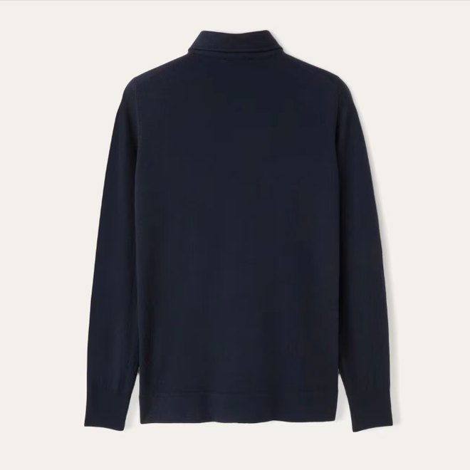 Casual Style Turn Down Collar Knitted Polo Shirt for Men