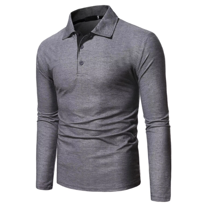Men Autumn High Quality Fabric Long Sleeves Shirt