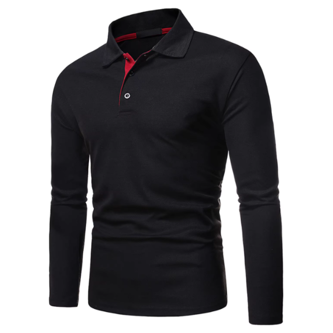 Men Autumn High Quality Fabric Long Sleeves Shirt