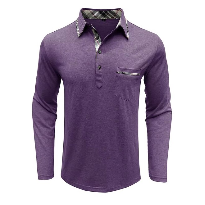 Mens Long Sleeved Layer Polo Shirts
