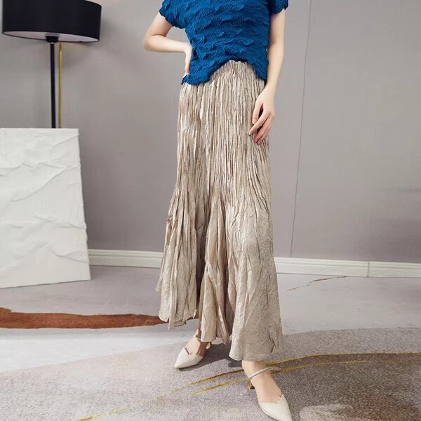 Womens High Waist A line Umbrella Skirt